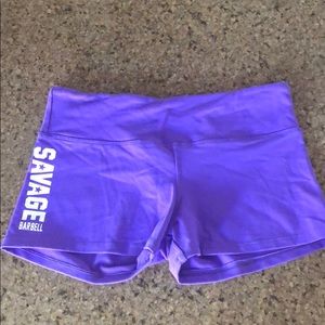Savage barbell shorts